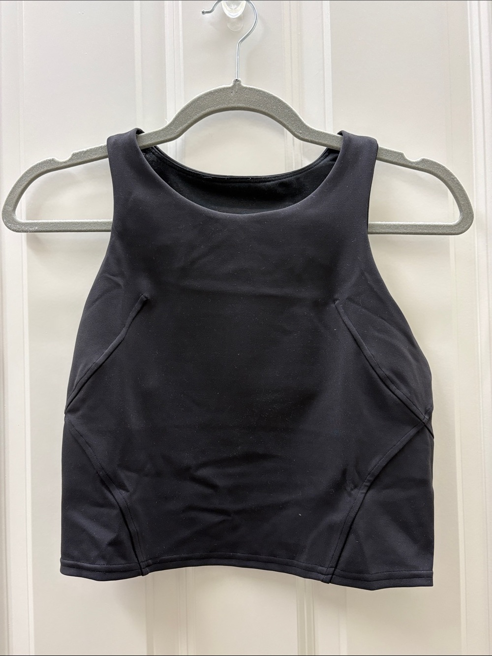 lululemon athletica Black High-Neck Crop Top
